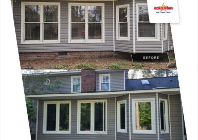 Gold Star Siding, Windows & Roofing - Gallery - Before & After